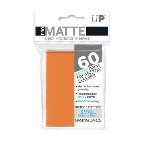 PRO-Matte Small Deck Protector Sleeves (60ct) Orange
