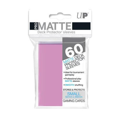 PRO-Matte Small Deck Protector Sleeves (60ct) Pink