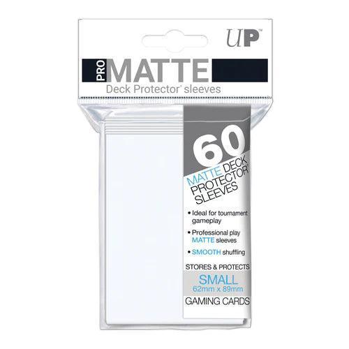 PRO-Matte Small Deck Protector Sleeves (60ct) White