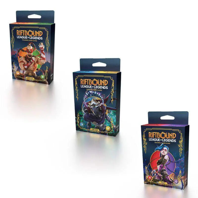 Riftbound League of Legends TCG Set One Origins Proving - 3x Starter Deck