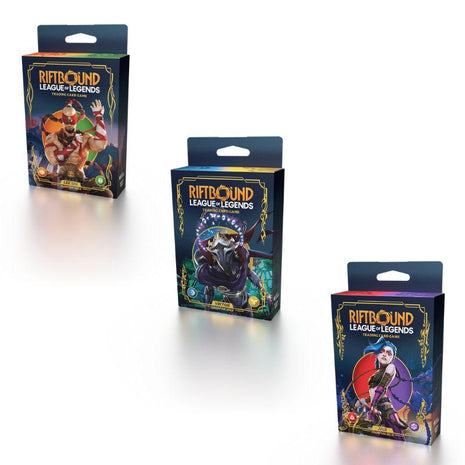 Riftbound League of Legends TCG Set One Origins Proving - 3x Starter Deck