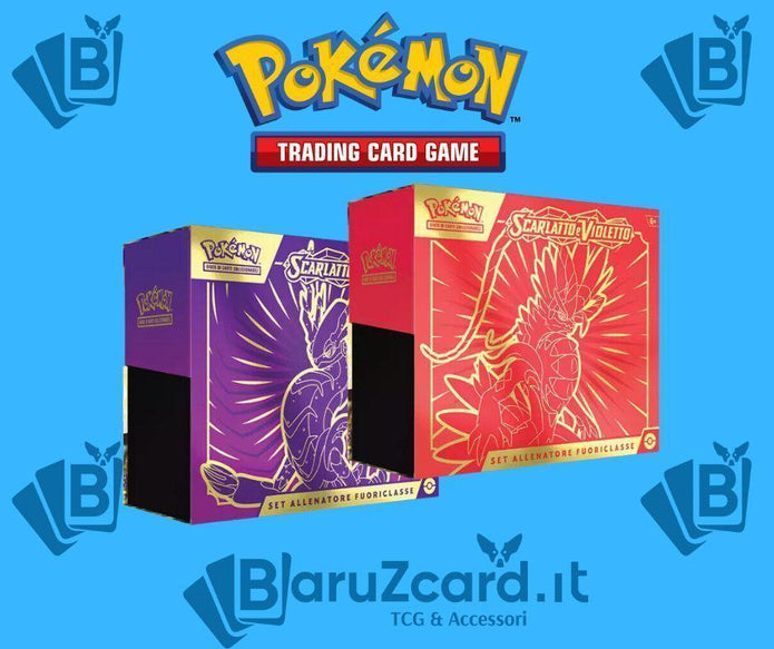 Scarlatto e Violetto Set Allenatore Fuorcilasse Koraidon Miraidon ITA