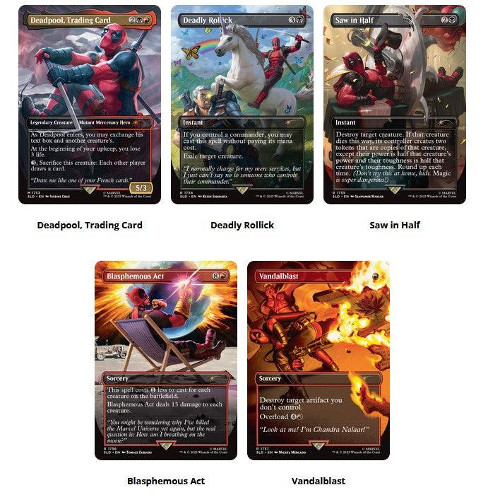 Secret Lair x Marvel's Deadpool Drop Series Marvel Superdrop NO FOIL