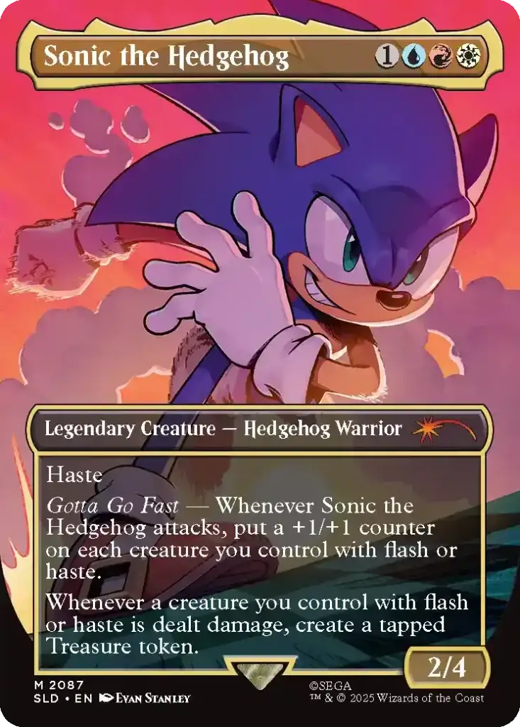 Secret Lair x The Sonic SuperDrop Friends & Foes NO Foil