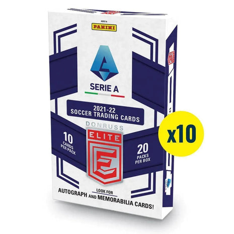 SERIE A DONRUSS ELITE 2021-22 case sigillato da 10 Retail Box Panini