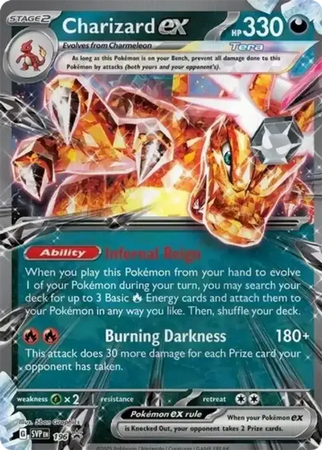 Charizard ex SVP 196 SV Black Star Promo ITA