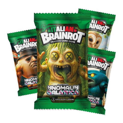 SKIFIDOL Italian Brainrot TCG Serie 3 Gamma Anomalia Galattica Display 24 Buste con 7 carte ITA