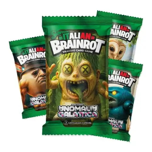 SKIFIDOL Italian Brainrot TCG Serie 3 Gamma Anomalia Galattica Display 24 Buste con 7 carte ITA