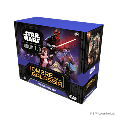 Star Wars Unlimited Ombre sulla Galassia Prerelease Box IT -