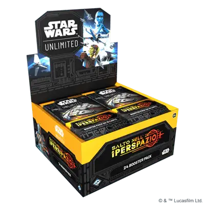 Star Wars Unlimited Salto nell'Iperspazio Box di Buste ITA