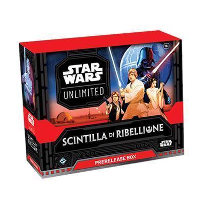 Star Wars Unlimited Scintilla di Ribellione Prerelease Box