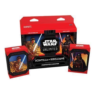 Star Wars Unlimited Scintilla di Ribellione Starter Set
