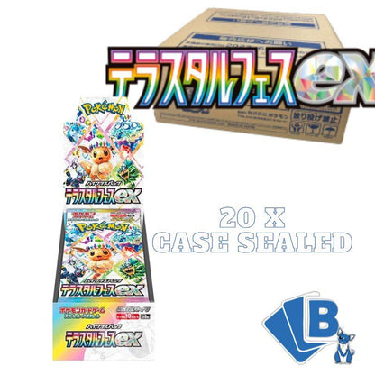 Pokemon Display Box di buste Terastal Festival Ex Booster Box - Case 20 Box