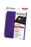 Ultimate Guard - Conf. 10 Fogli a 9+9 tasche Side-Load Purple