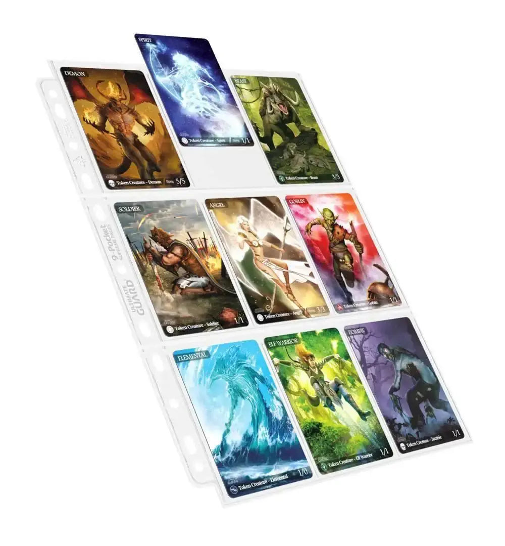 Ultimate Guard - Confezione 100 Fogli a 9 tasche (9-Pocket Pages)