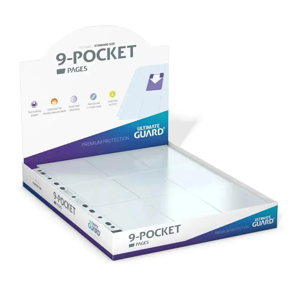 Ultimate Guard - Confezione 100 Fogli a 9 tasche (9-Pocket Pages)