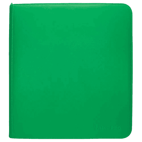 Ultra-PRO 12-Pocket Zippered PRO-Binder Vivid Green