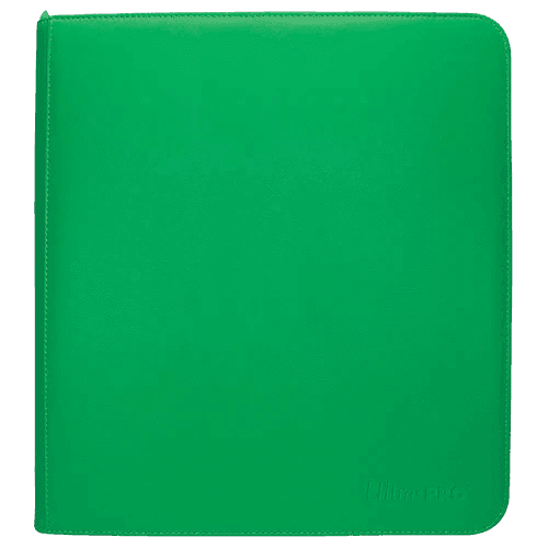 Ultra-PRO 12-Pocket Zippered PRO-Binder Vivid Green