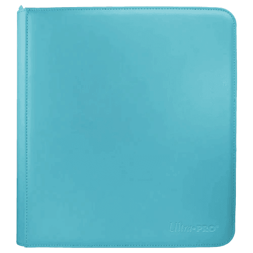 Ultra-PRO 12-Pocket Zippered PRO-Binder Vivid Light Blue