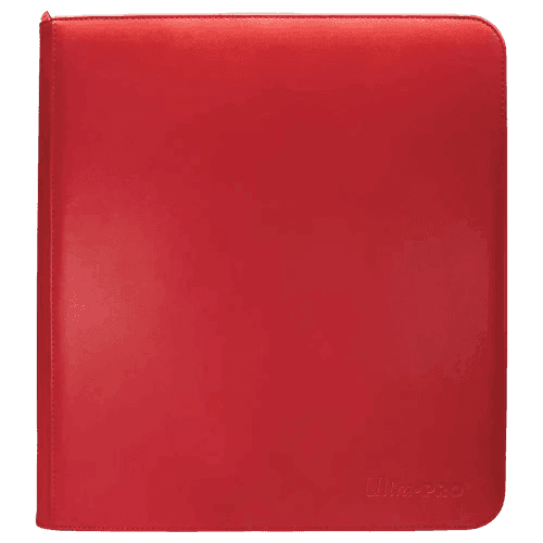 Ultra-PRO 12-Pocket Zippered PRO-Binder Vivid Red