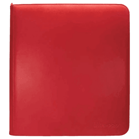 Ultra-PRO 12-Pocket Zippered PRO-Binder Vivid Red