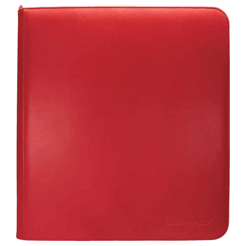 Ultra-PRO 12-Pocket Zippered PRO-Binder Vivid Red