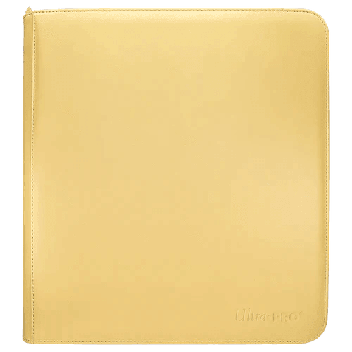 Ultra-PRO 12-Pocket Zippered PRO-Binder Vivid Yellow