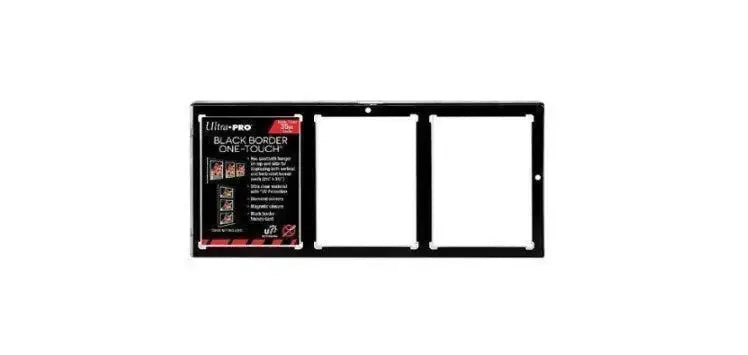 Ultra Pro 35PT 3-Card Black Border UV One-Touch Magnetic Holder