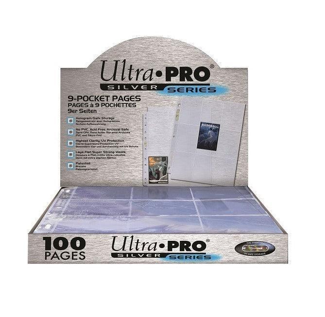 Ultra Pro - Confezione 100 Fogli a 9 tasche Silver