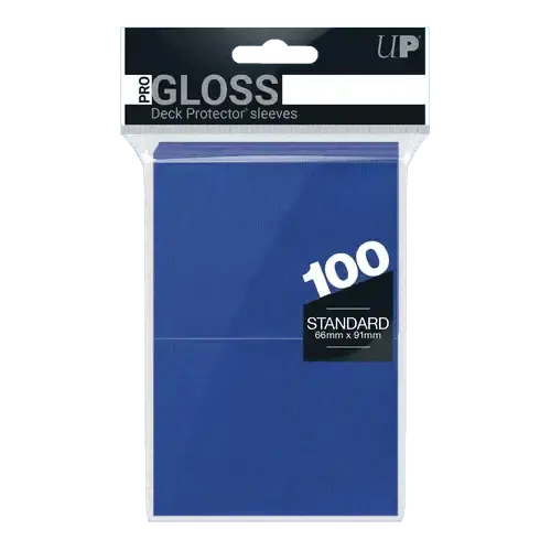 Ultra Pro - Deck Protectors Standard Size Gloss 100 pz BLU