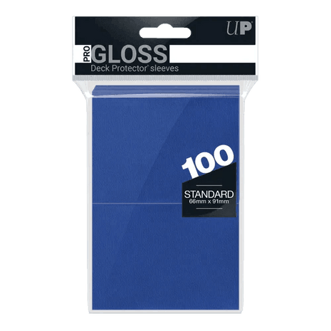 Ultra Pro - Deck Protectors Standard Size Gloss 100 pz BLU