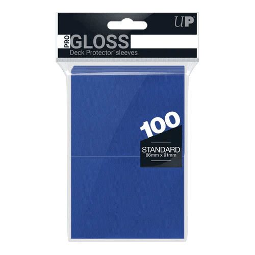 Ultra Pro - Deck Protectors Standard Size Gloss 100 pz BLU