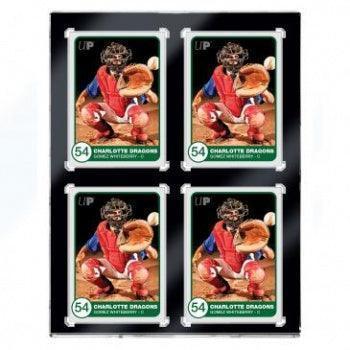 Ultra Pro One Touch 35PT 4-Card Black Border UV Magnetic Holder -