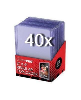 Ultra Pro - Toploader - 3 x 4 Clear Regular pack da 40
