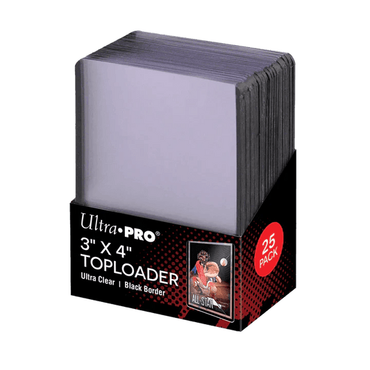 Ultra Pro - Toploader - 3 x 4 Regular Black