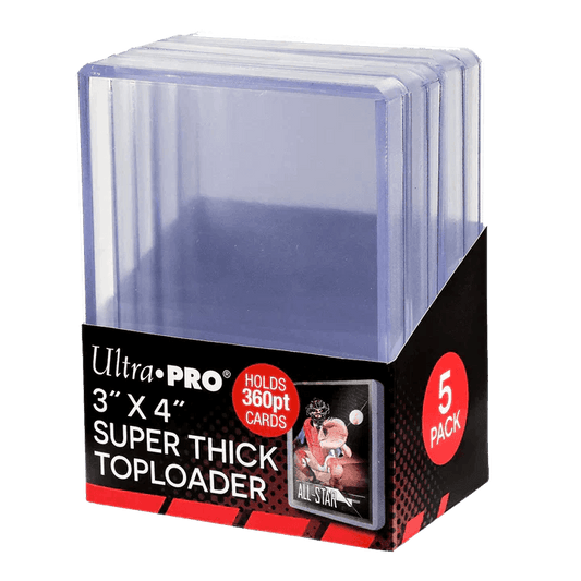 Ultra Pro - Toploader Confezione da 5 - 360pt