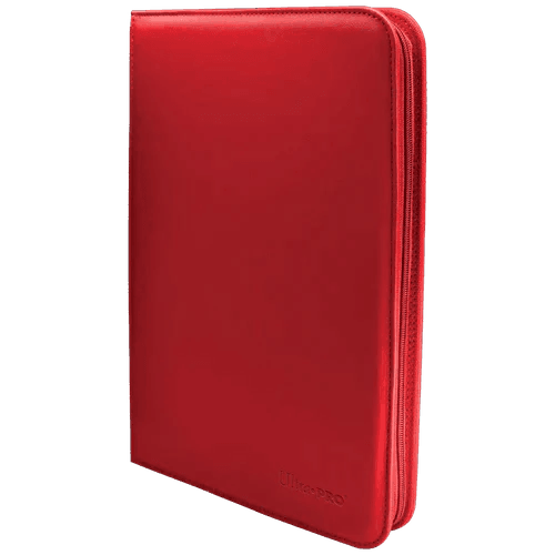 Ultra PRO - Vivid 9 Pocket Zippered PRO-Binder Red