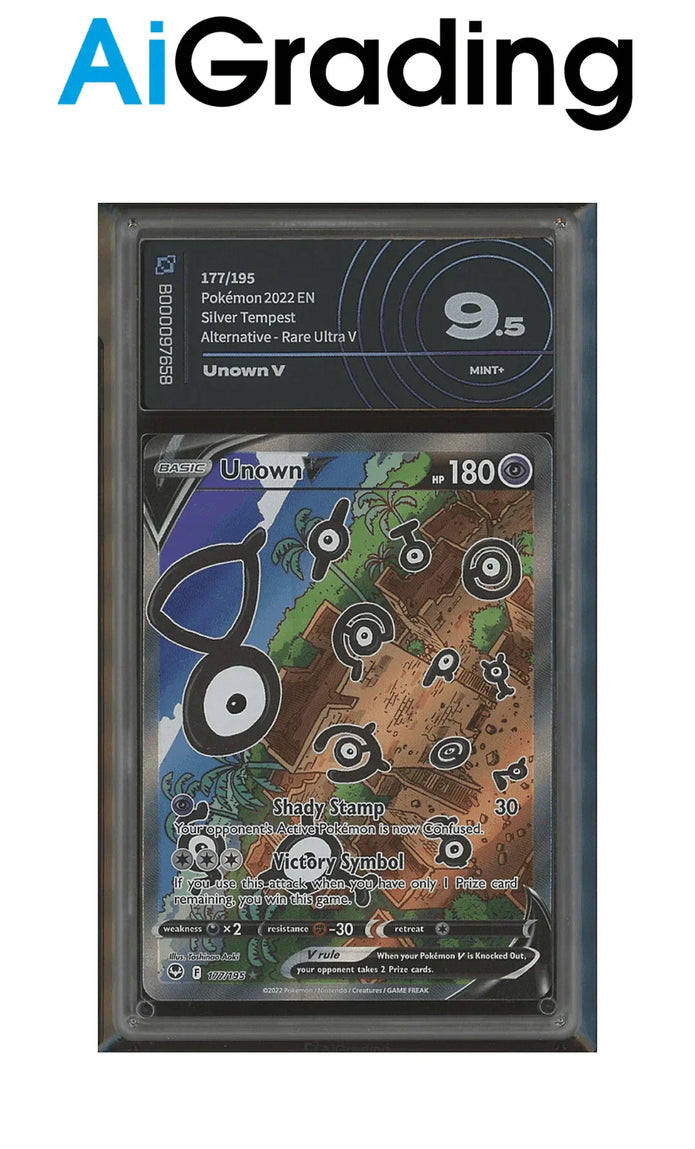 Unown V Silver Tempest AiGrading Voto 9,5 - B000097658