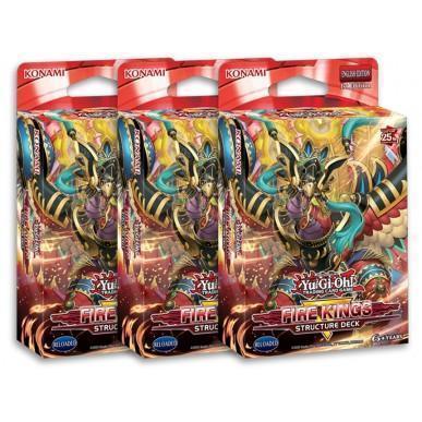 Yu-Gi-Oh! Structure Deck Fire Kings Reloaded Re fuoco Prima Edizione Italiano 3X -