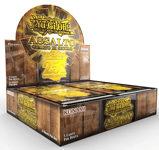 Yu‑Gi‑Oh! Assalto quarto di Secolo - Stampede - RA04 Display Box 24 Buste ITA -