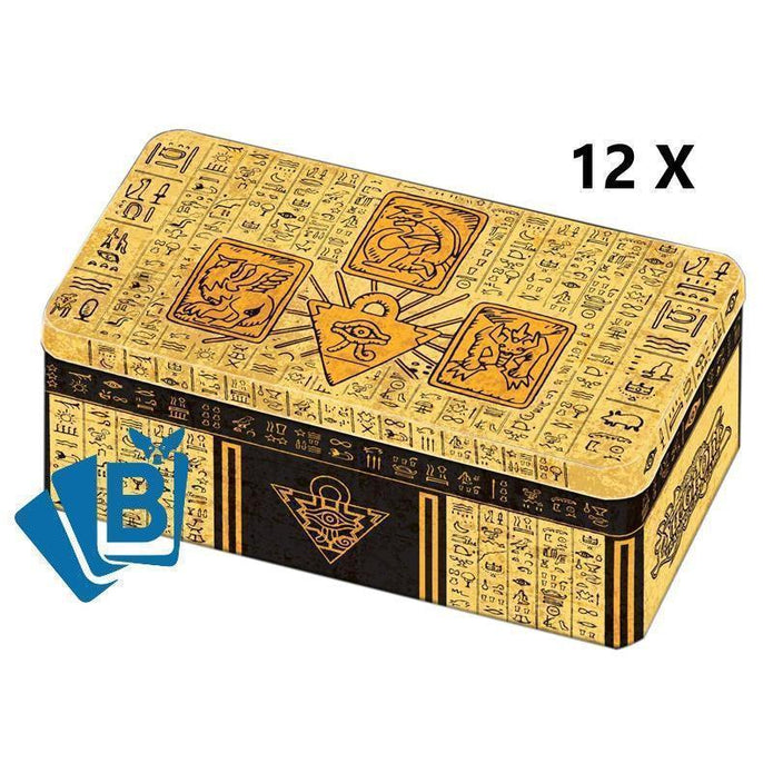 YuGiOh Divinità del Faraone Mega Tin da Collezione 2022 - Case da 12 Mega Tin