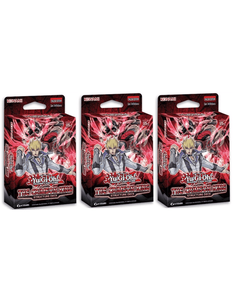 Yugioh Structure Deck Il Re Cremisi ITA - Bundle 3x