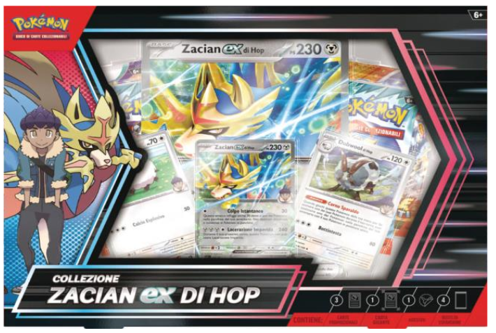 Pokemon Collezione Zacian-ex di Hop 2025 IT