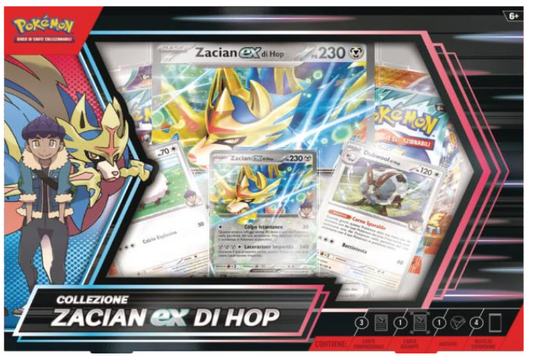 Pokemon Collezione Zacian-ex di Hop 2025 IT